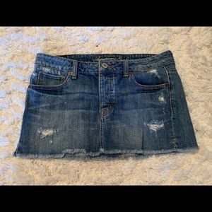 AE denim mini skirt